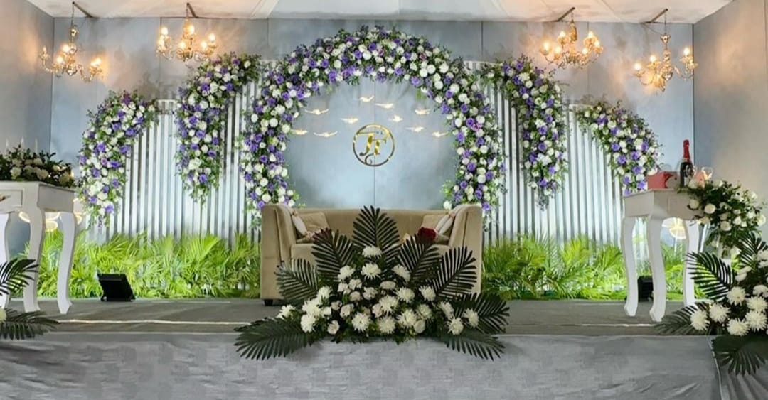 Purple Floral Arch | Salmora Events Chennai